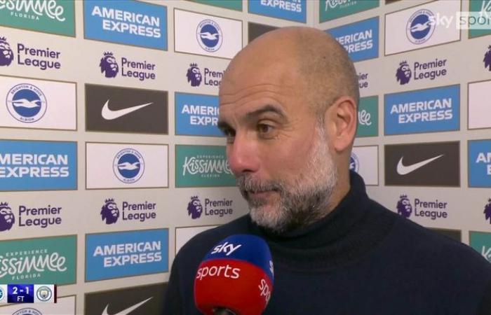 Brighton – Man City 2-1: Pep Guardiola affronta la sua sfida più grande dopo aver perso quattro partite di fila | Notizie di calcio