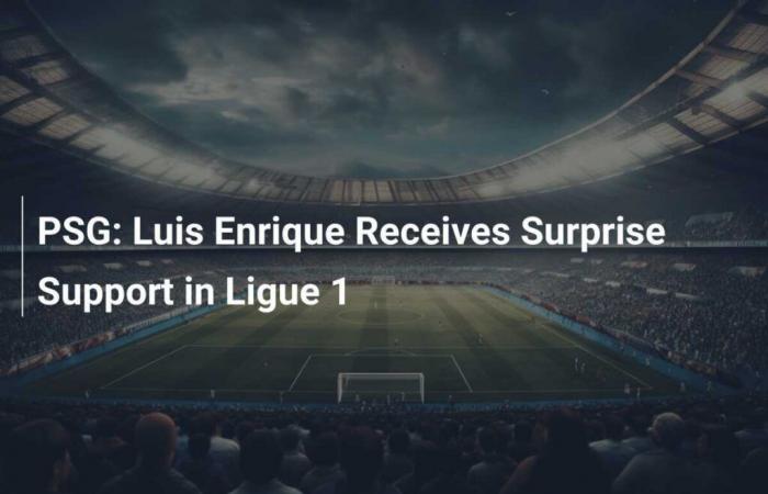 PSG: Luis Enrique riceve un sostegno a sorpresa in Ligue 1