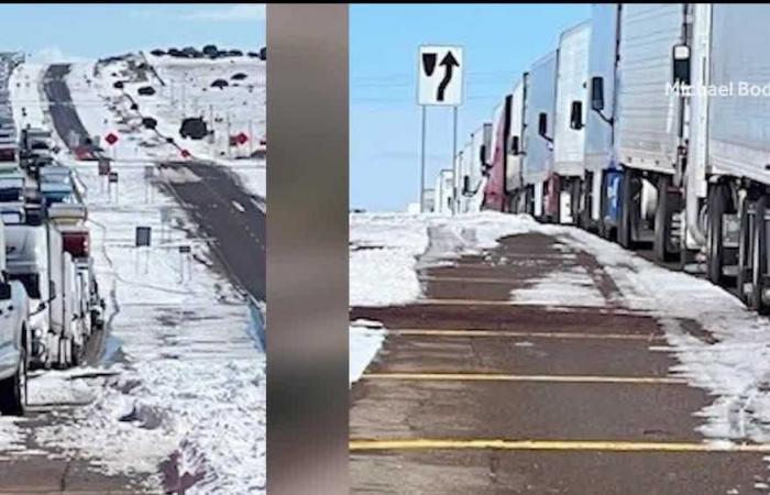 Autisti bloccati sulle strade per ore durante la tempesta invernale