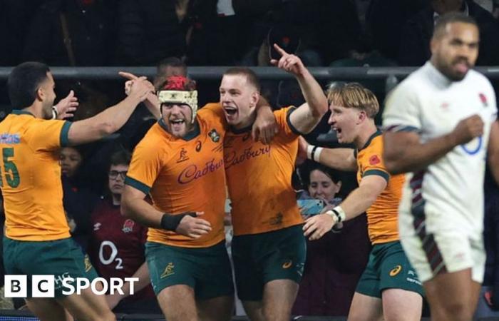 Inghilterra – Australia 37-42: Max Jorgenson segna in extremis un tentativo di strappare la vittoria