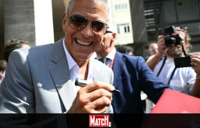 A Brignoles, in Francia, George Clooney reagisce all’elezione di Donald Trump