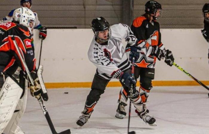 Una partita alla scoperta dell'hockey su ghiaccio allo stadio del ghiaccio di Le Mans