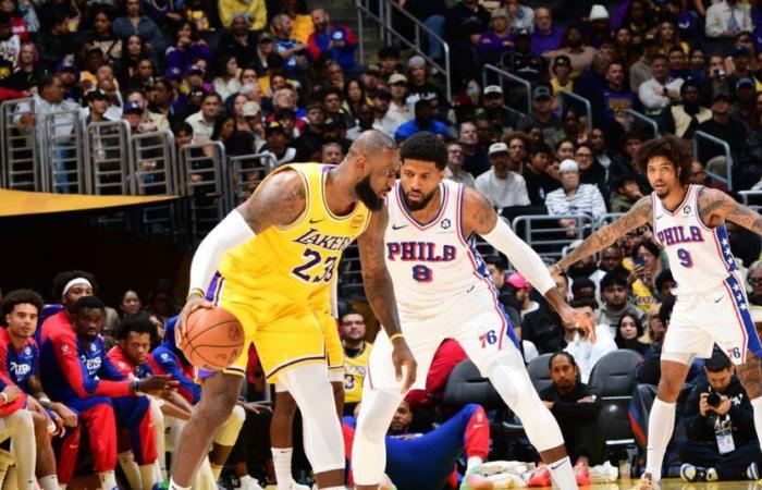 Un'altra notte miserabile in una stagione miserabile quando i Sixers cadono contro i Lakers