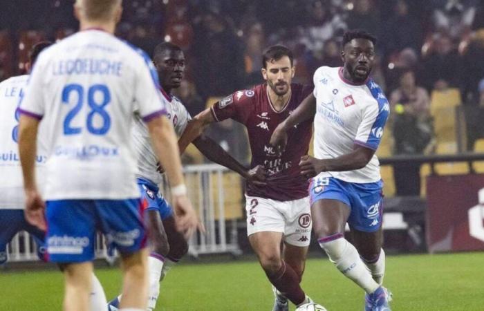 i risultati del Caennais, battuto a Metz (1-0)