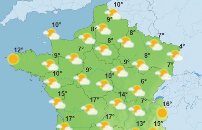 Temperature in calo all'inizio della settimana, ma si prevedono schiarite: il meteo della settimana in Francia