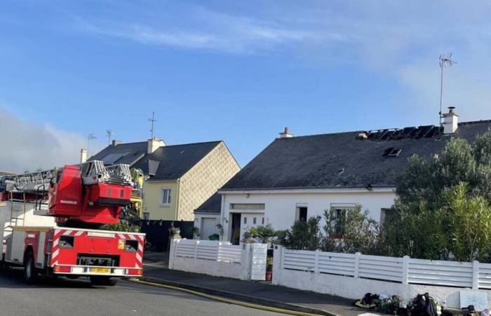 Un incendio devasta una casa a Montoir-de-Bretagne: due persone trasferite