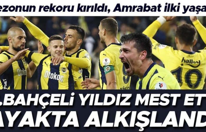 La stella del Fenerbahçe è rimasta incantata, i tifosi hanno applaudito! Il record della stagione è stato battuto, Amrabat ha vissuto il primo