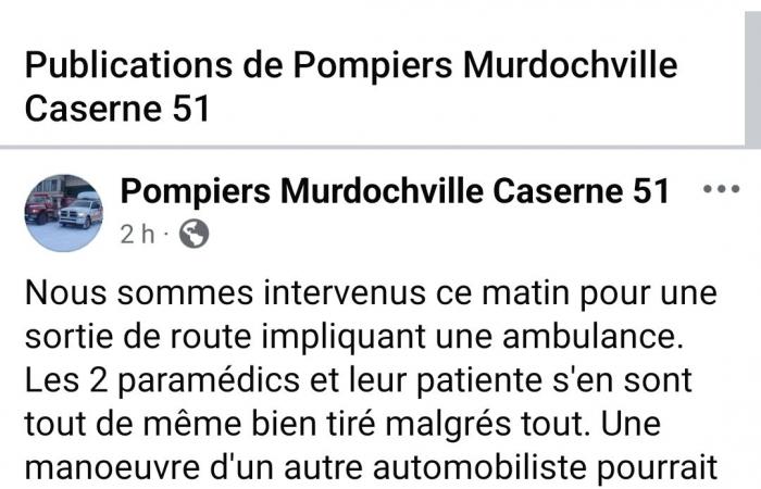 Incidente – Un’ambulanza finisce nel fosso