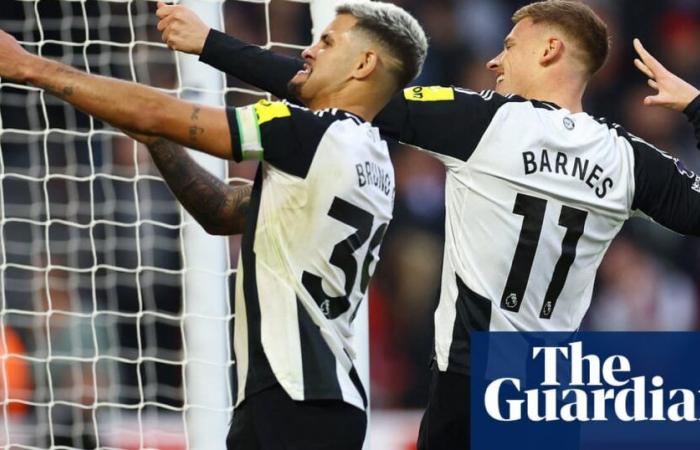 Harvey Barnes conclude la vittoria in rimonta del Newcastle al Nottingham Forest | Premier League