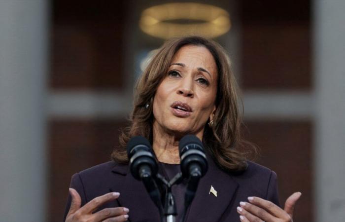 Kamala Harris appare naturale dopo la sua sconfitta alle elezioni presidenziali