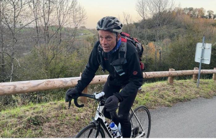 330 km percorsi a piedi e in bicicletta in 33 ore: l'incredibile sfida sportiva di Bernard Pucheu-Planté per raggiungere le località termali degli Alti Pirenei