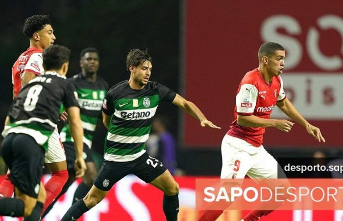 I gol di Ricardo Horta lasciano lo Sporting in svantaggio all’intervallo, per la prima volta nella I Liga 2024/25 – I Liga