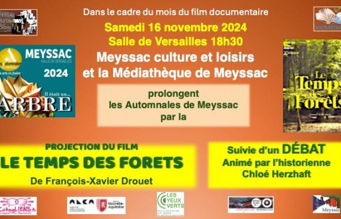 Dibattito cinematografico di Meyssac “Il tempo delle foreste”