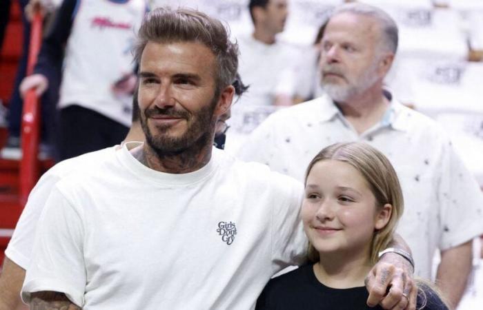 David Beckham: sua figlia 13enne è la sua copia sputata, gli internauti hanno le allucinazioni