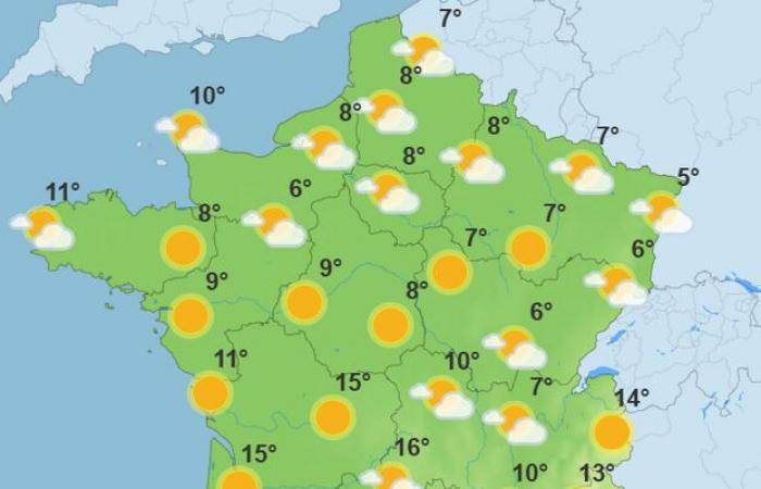 Temperature in calo all'inizio della settimana, ma si prevedono schiarite: il meteo della settimana in Francia