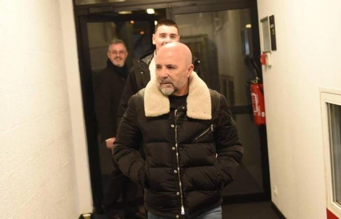 Stade Rennais – Tolosa FC. Il futuro allenatore della SRFC, Jorge Sampaoli, è sugli spalti del Roazhon Park