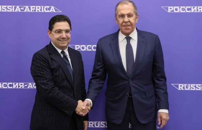 Bourita incontra il suo omologo russo, Sergei Lavrov