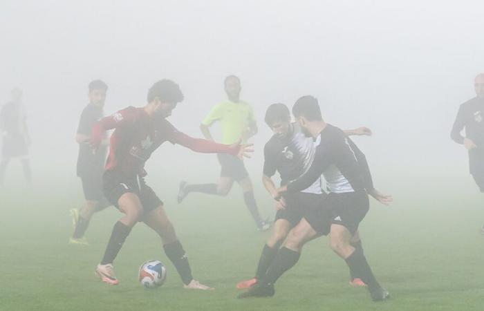 la partita Parthenay/Viennay e Beaumont interrotta dalla nebbia