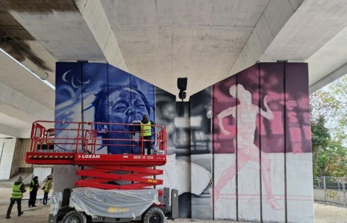 una cattedrale di cemento trasformata in una galleria d’arte di strada sotto l’autostrada A4