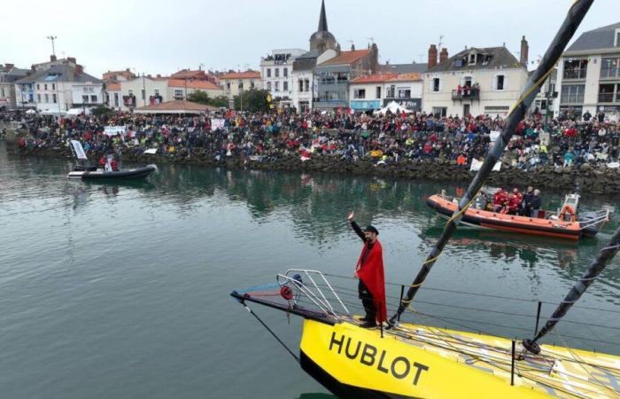 VIDEO. Globo della Vandea. Abbiamo risalito il canale a bordo della barca di Alan Roura