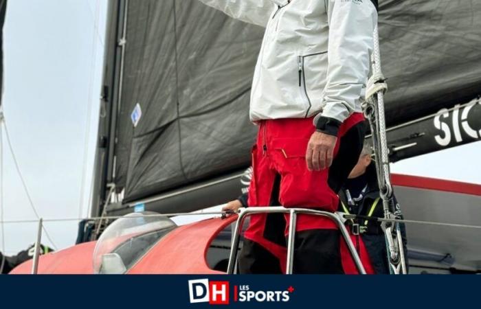 Vendée Globe: Grande emozione per lo skipper belga Denis Van Weynbergh durante la discesa del canale delle Sables d’Olonne