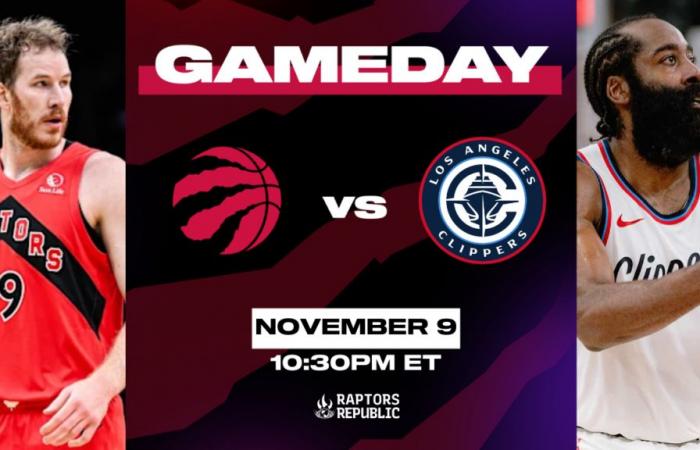 Giornata di gioco: Raptors @ Clippers, 9 novembre