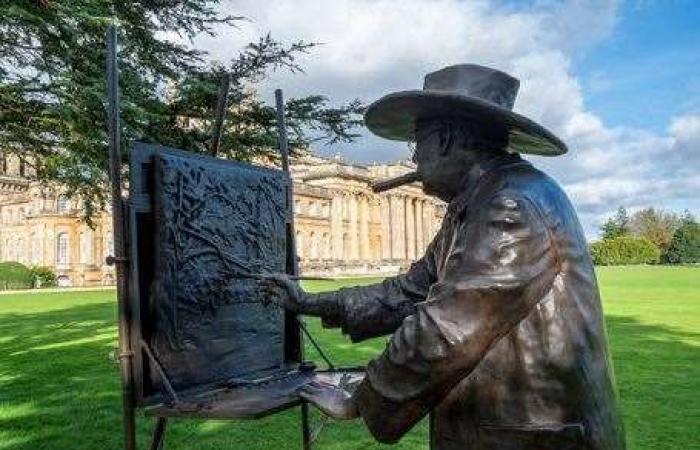 Blenheim Palace svela una nuova scultura per commemorare il 150° anniversario della nascita di Sir Winston Churchill