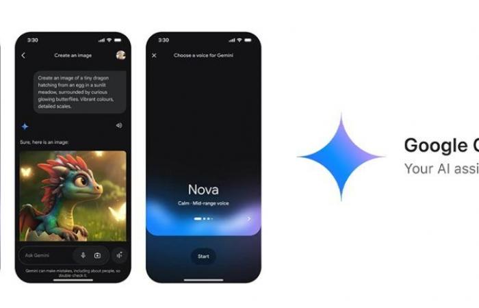 L'app Google Gemini AI viene visualizzata sull'App Store iOS prima del lancio