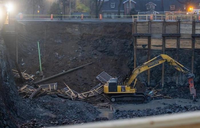 Una frana costringe alla chiusura dello Chemin Saint-Louis