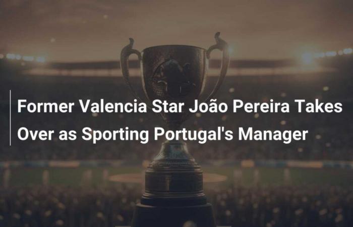 João Pereira, ex stella del Valencia, è il nuovo allenatore dello Sporting Portugal