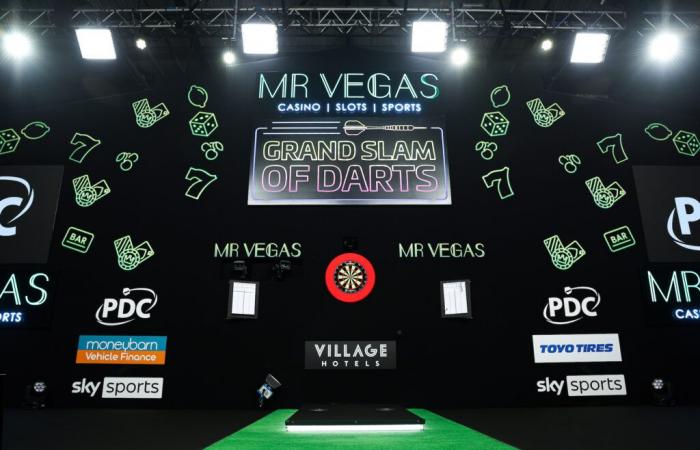 2024 Mr Vegas Grand Slam of Darts – Ultimo giorno tre