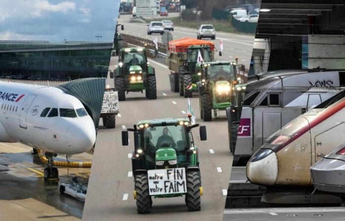 Scioperi nel settore aereo, negli agricoltori, alla SNCF… Verso una settimana sociale nera dal 14 novembre