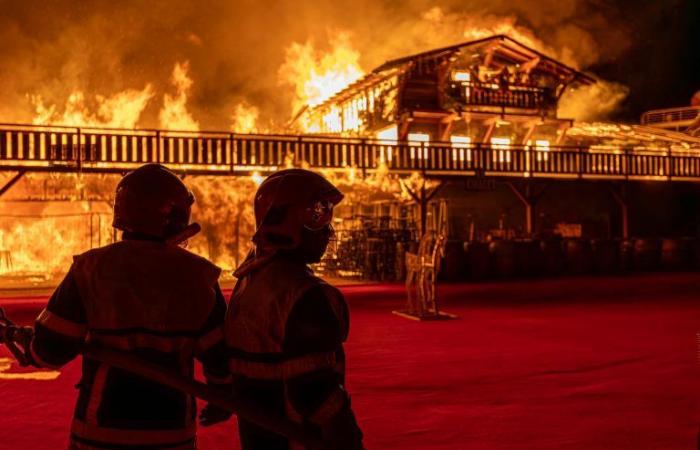 Devastante incendio al villaggio di Natale Barcarès: il mercatino di Natale parzialmente distrutto prima della sua apertura