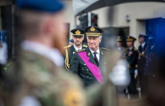 Re Filippo commemora l’Armistizio ai piedi della colonna del Congresso a Bruxelles (foto)