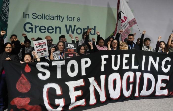 Proteste anti-israeliane all’apertura della COP29