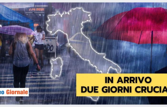 Meteo domani e dopodomani: due giorni CRITICI