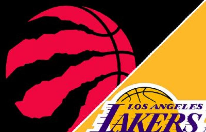 Lakers 123-103 Raptors (10 novembre 2024) Riepilogo della partita