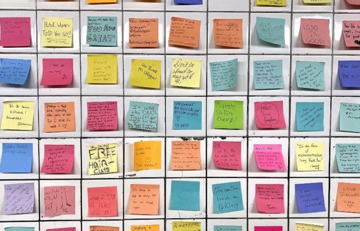 Dopo l'elezione di Donald Trump, torna la “terapia Post-it” nella metropolitana di New York