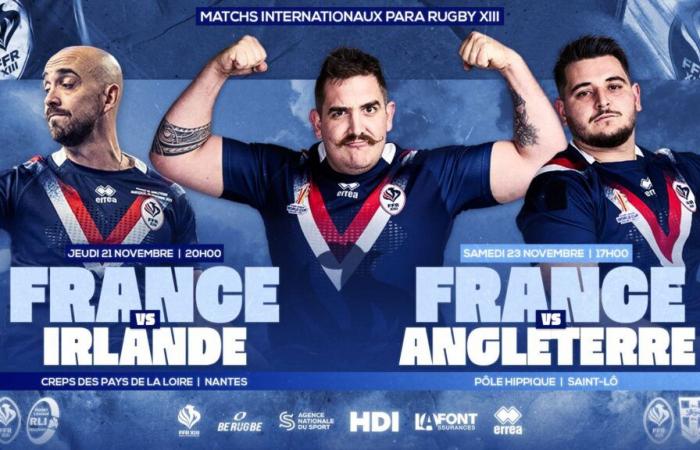 Para Rugby XIII: le partite della squadra francese trasmesse in diretta