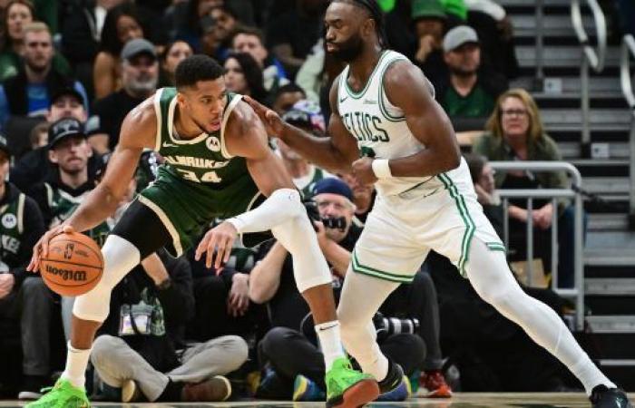 Jaylen Brown subisce un duro colpo da Giannis Antetokounmpo • Basket USA