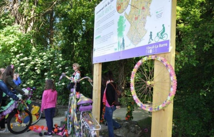 In questa località della Val-d'Oise, un flusso verde si sviluppa poco a poco