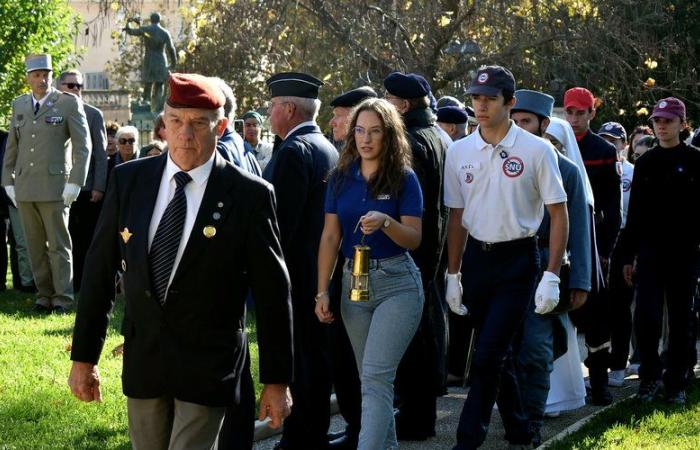 11 novembre: ad Alès i giovani portano la fiamma del ricordo della Grande Guerra