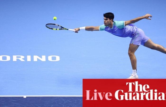 Carlos Alcaraz contro Casper Ruud: tennis delle ATP Finals – live | Finali ATP