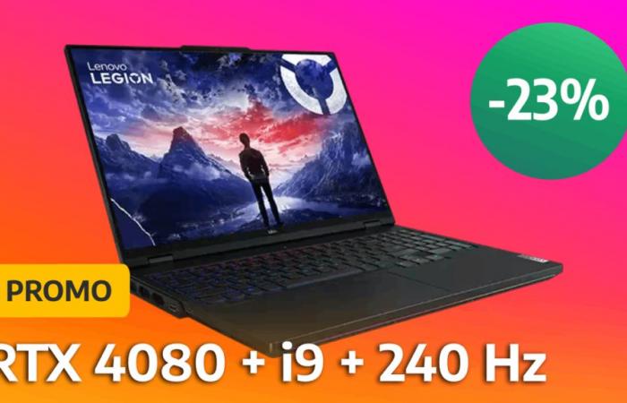 Con la sua RTX 4080, questo portatile gaming Lenovo Legion Pro è in sconto -23%