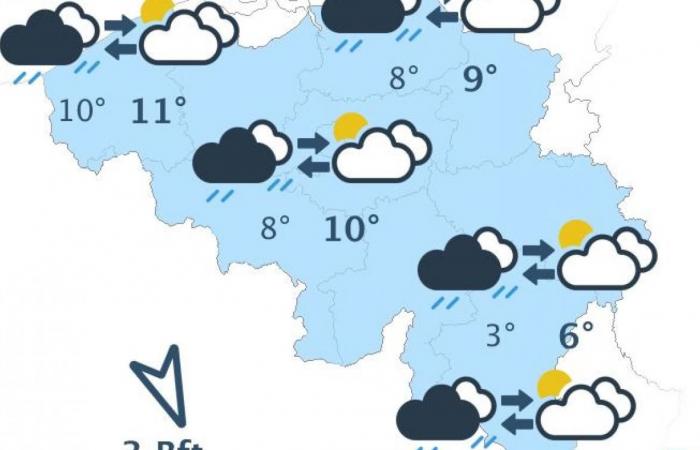 le temperature scenderanno questa settimana a partire da questo martedì!