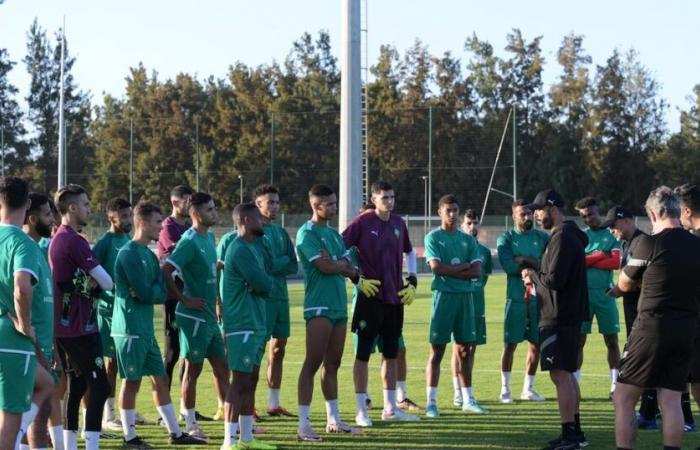 I leoncini di Tarik Sektioui durante l’allenamento di preparazione a Salé