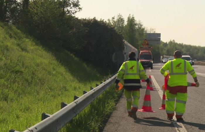 Il giorno dopo un incidente mortale, un agente DIRO investì un automobilista, mentre la corsia era chiusa