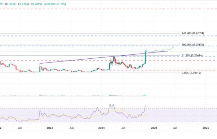 Dogecoin estende i guadagni mentre i trader valutano il ruolo di Elon Musk nella prossima amministrazione Trump