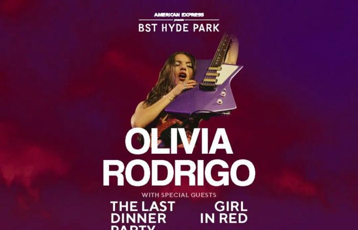 Olivia Rodrigo sarà la protagonista del BST Hyde Park 2025; Come ottenere i biglietti | Vivere