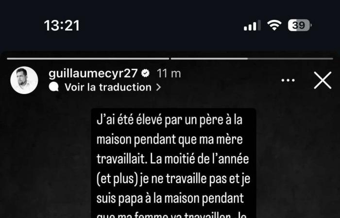 Guillaume Cyr attacca direttamente il movimento mascolinista dopo l’intervista a Tout le monde en parole